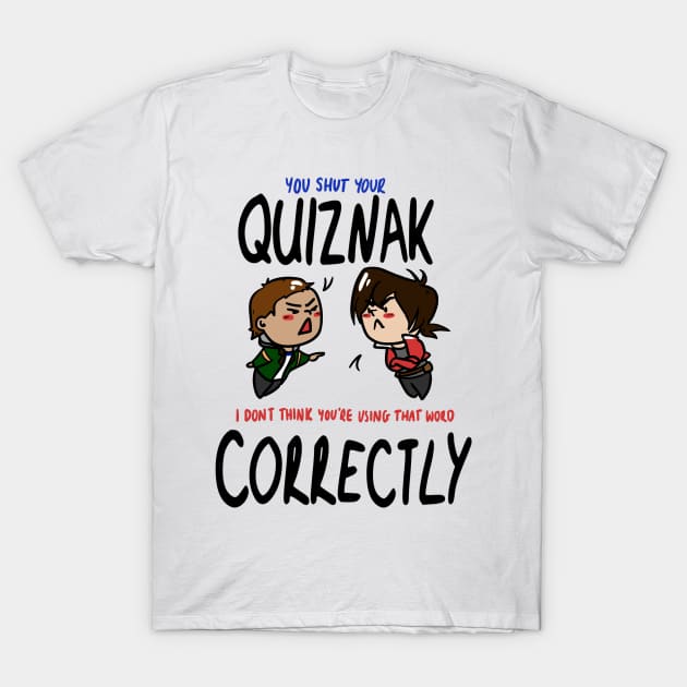 Quiznak T-Shirt by Beckyehh